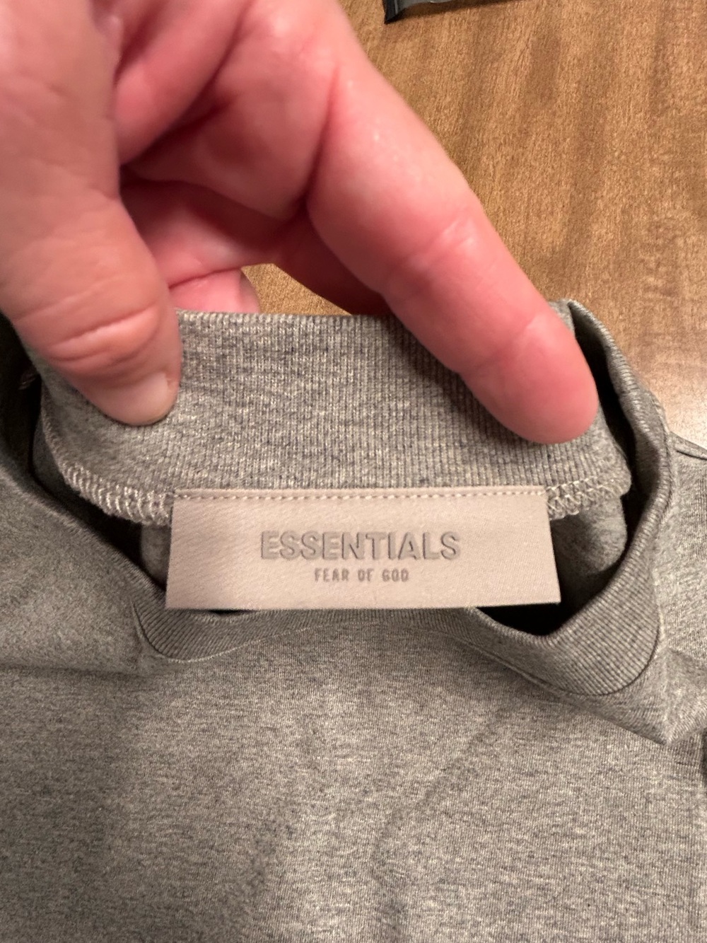 NWT Fear of God Essentials T-Shirt Dark Oatmeal Oversized Short Sleeve M
AA - Picture 9 of 17